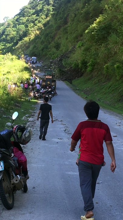 Mudslide Blocks Road