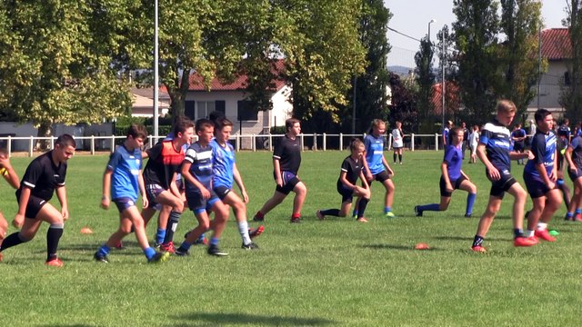 CO rencontre avec les jeunes rugbymen du club