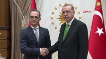 Cumhurbaşkanı Recep Tayyip Erdoğan, Almanya Dışişleri Bakanı Heiko Maas'ı Kabul Etti