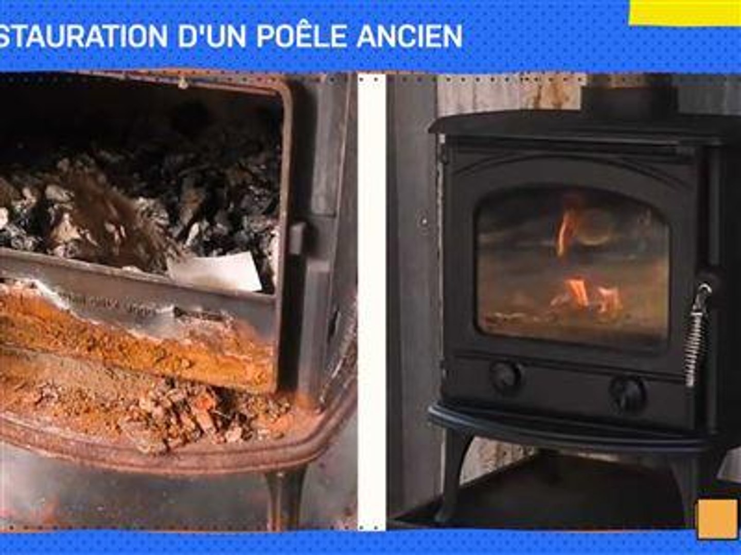 Restauration d'un poêle ancien - Vidéo Dailymotion