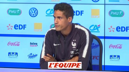 Tải video: Varane «Le Ballon d'Or n'est pas un objectif en soi» - Foot - Ligue des nations - Bleus