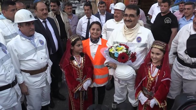 Bakan Fatih Dönmez, maden ocağına indi - ZONGULDAK