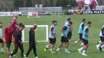 A Milli Futbol Takımı hazırlıklarını sürdürdü - İSTANBUL