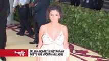 What happens when you're @SelenaGomez and you do it for the 'Gram? You generate millions of dollars! #PageSixTV runs the numbers on Selena’s high-paying posts!