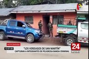 ‘Los Verdugos de San Martín’: desarticulan organización criminal dedicada al sicariato