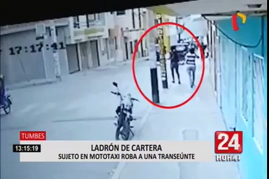 Tumbes: policía captura a falso mototaxista que asaltaba a transeúntes