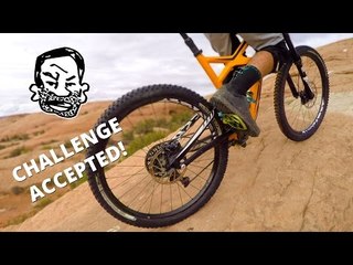 Clips Vs. Flats on Slickrock's Toughest Climb