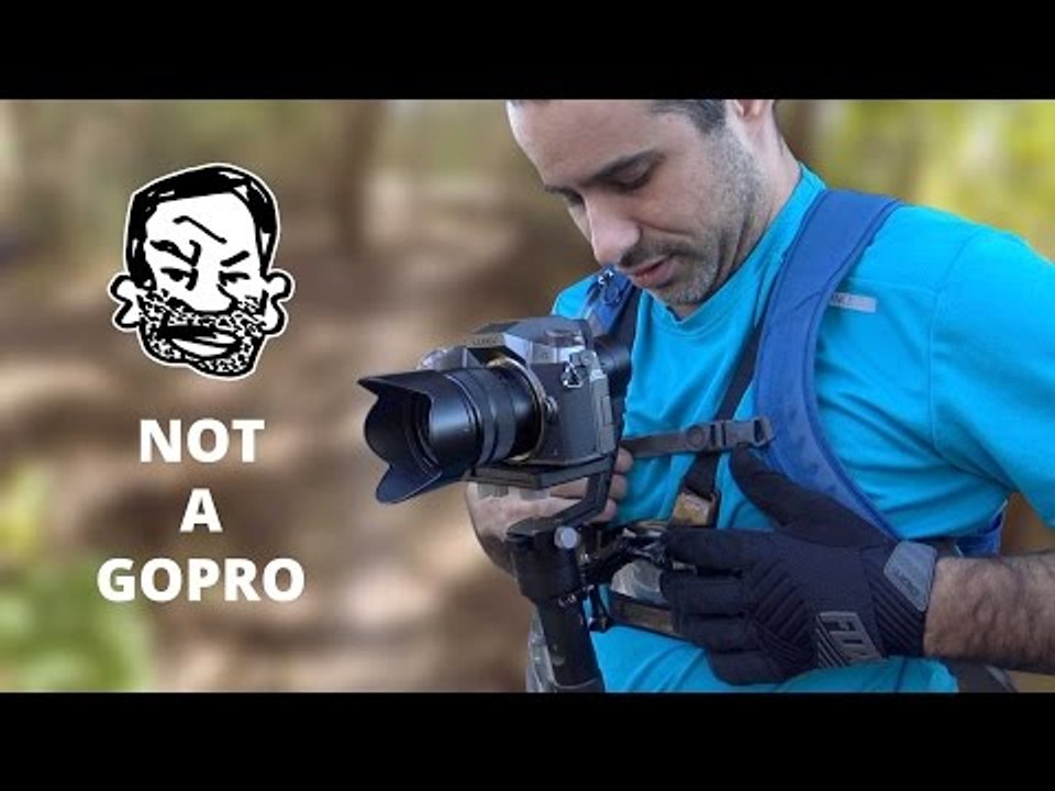Wearable DSLR with Stabilizer - MTB Trail Session