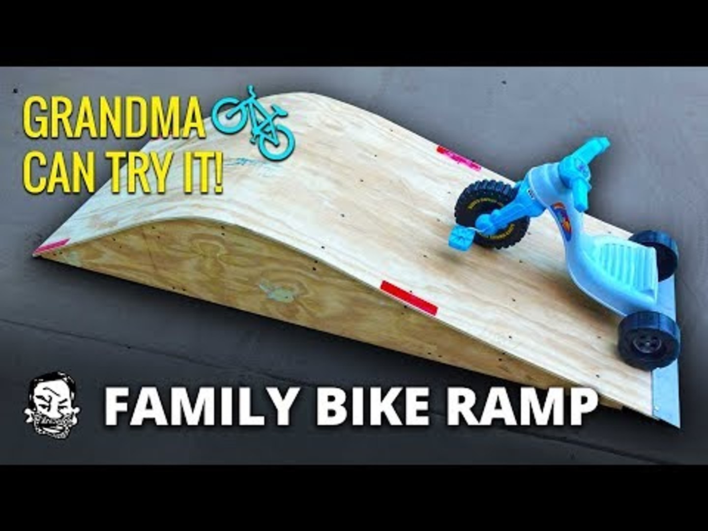 Plywood Bike Ramp