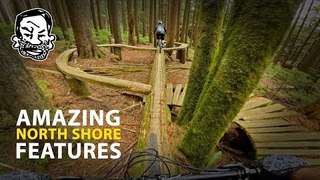 Riding Insane North Shore MTB features | Featuring Jordan Boostmaster