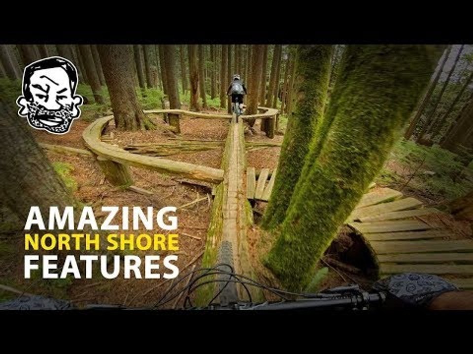 Riding Insane North Shore MTB features | Featuring Jordan Boostmaster