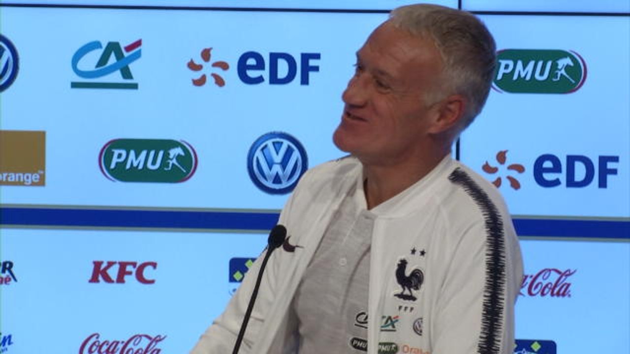 Bleus - Quand Deschamps chante ''Didi, Didi'' en pleine conférence de presse