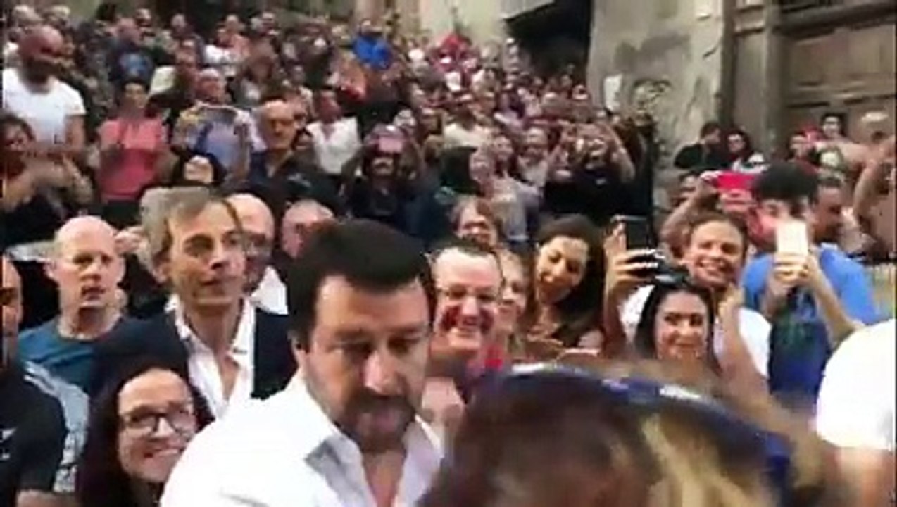 Salvini kiment az olasz nép közé - Ez történt