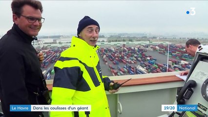 Le Havre : dans les coulisses d'un porte-conteneur géant