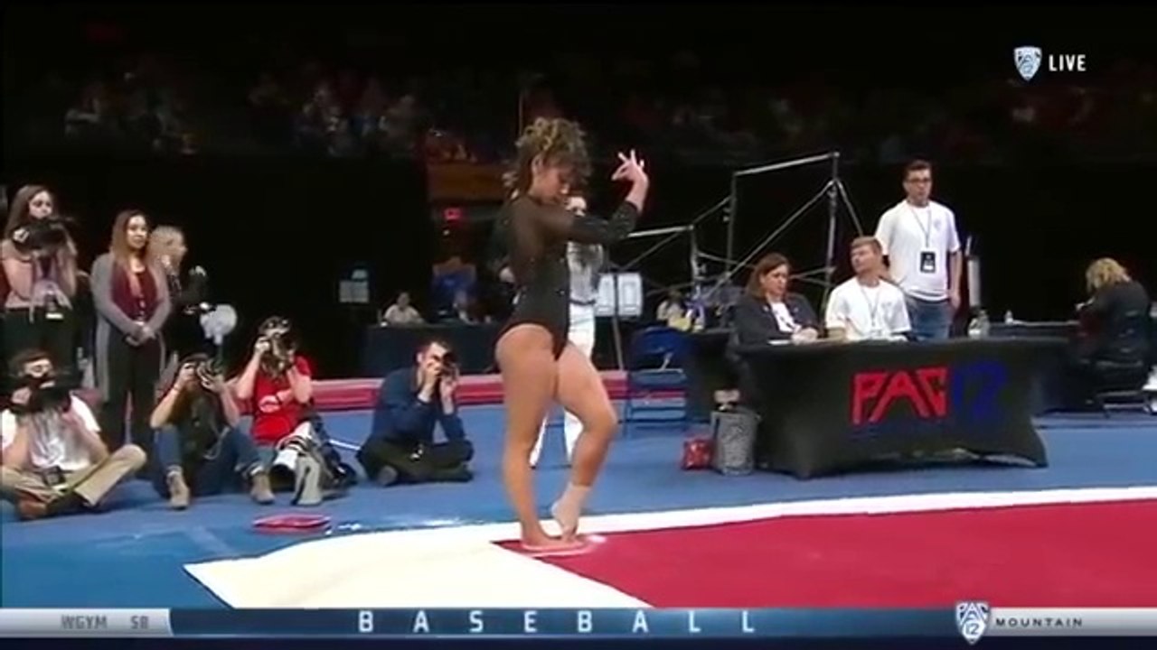 Une gymnaste réalise une performance époustouflante sur du Michael Jackson