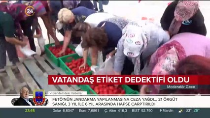 Vatandaş etiket dedektifi oldu