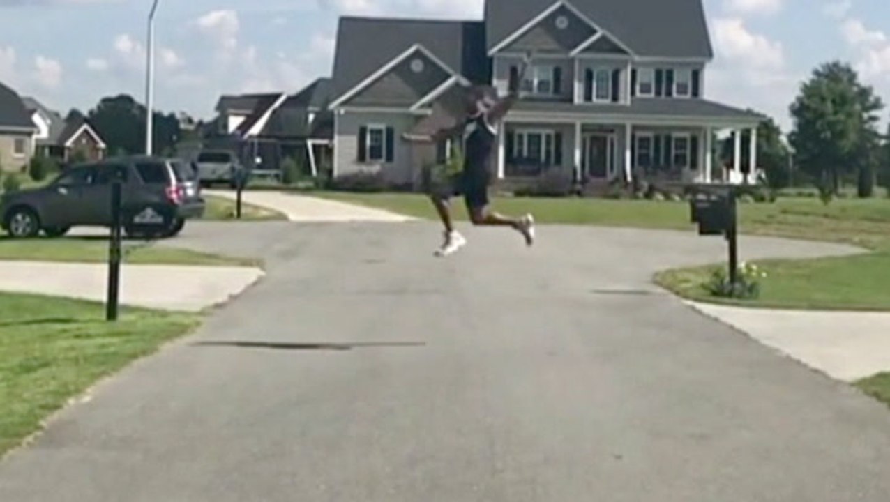 Young Man (Literally) Jumps Into Success