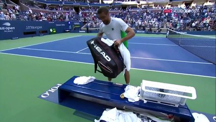 Cilic a perdu le match... et a failli perdre son portable en prime