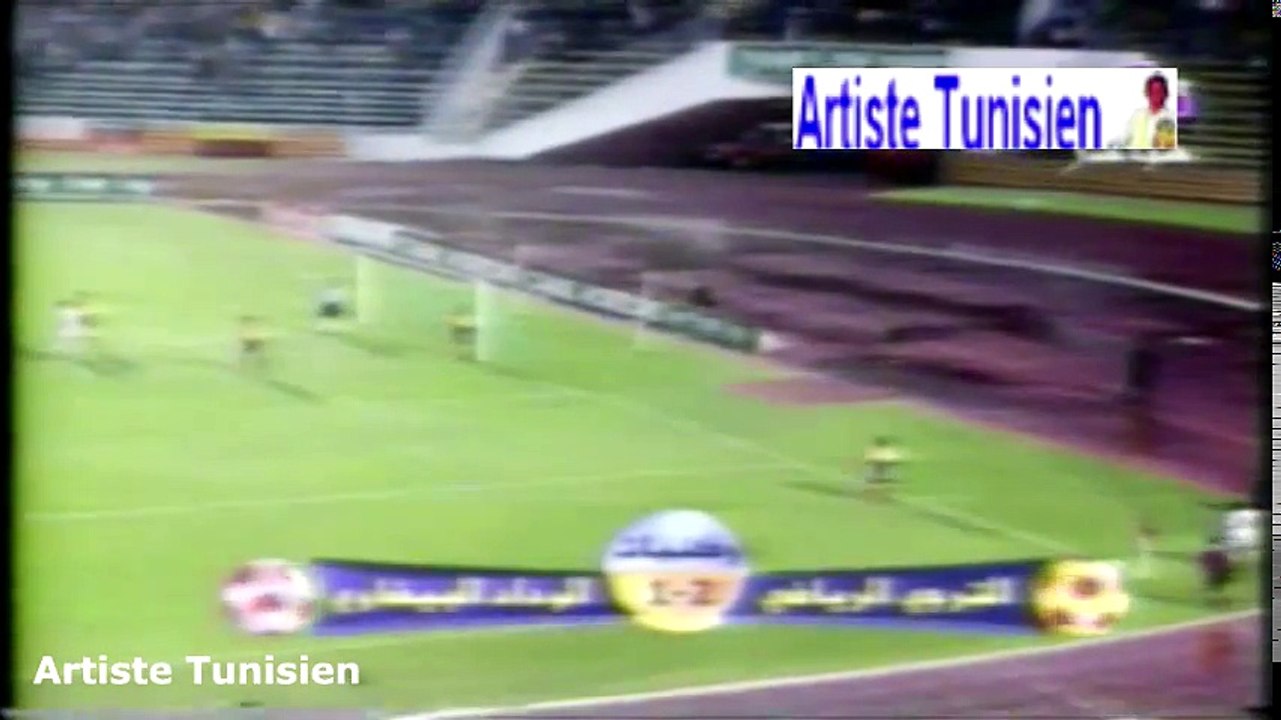 الشوط الثاني مباراة الترجي الرياضي و الوداد الرياضي 4-1 ذهاب نهائي كاس الكؤوس الافريقية 1998