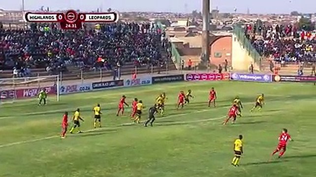 CRACKING MATCH IN TEMBISA!Luckboy Mokoena scored a spectacular opening goal before Highlands Park doubled their lead against Black Leopards who scored twice