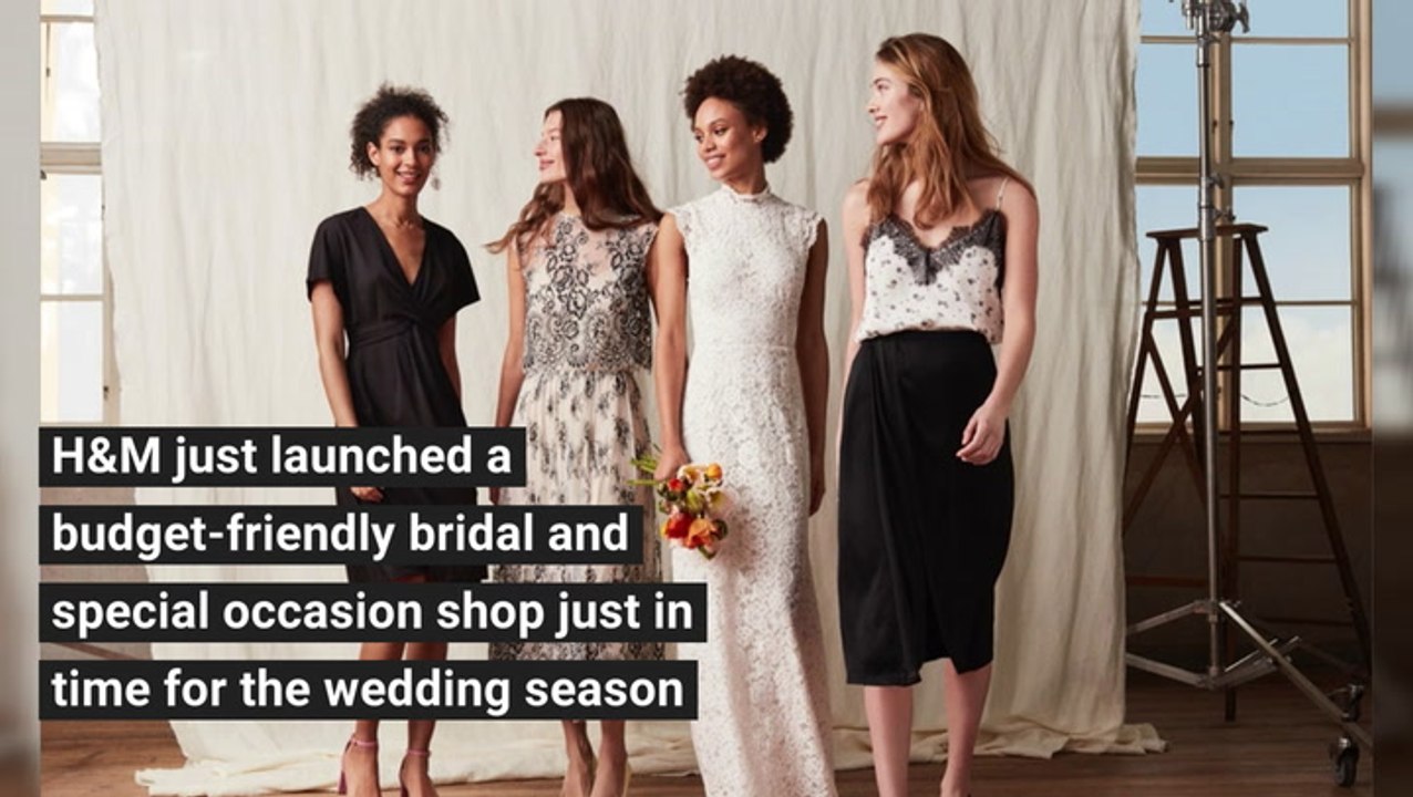H&M Launches Affordable Bridal Shop