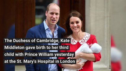 Kate Middleton Wears Red Dress For Her First Appearance With Baby No. 3