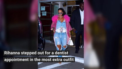 Rihanna Wore A Denim Skirt As A Top While Teasing Savage X Fenty - Hires