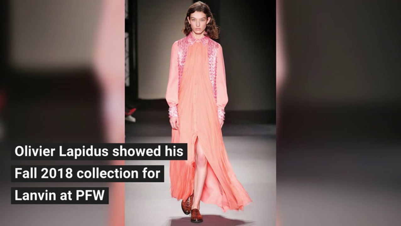 Lanvin Fall 2018 Collection at PFW