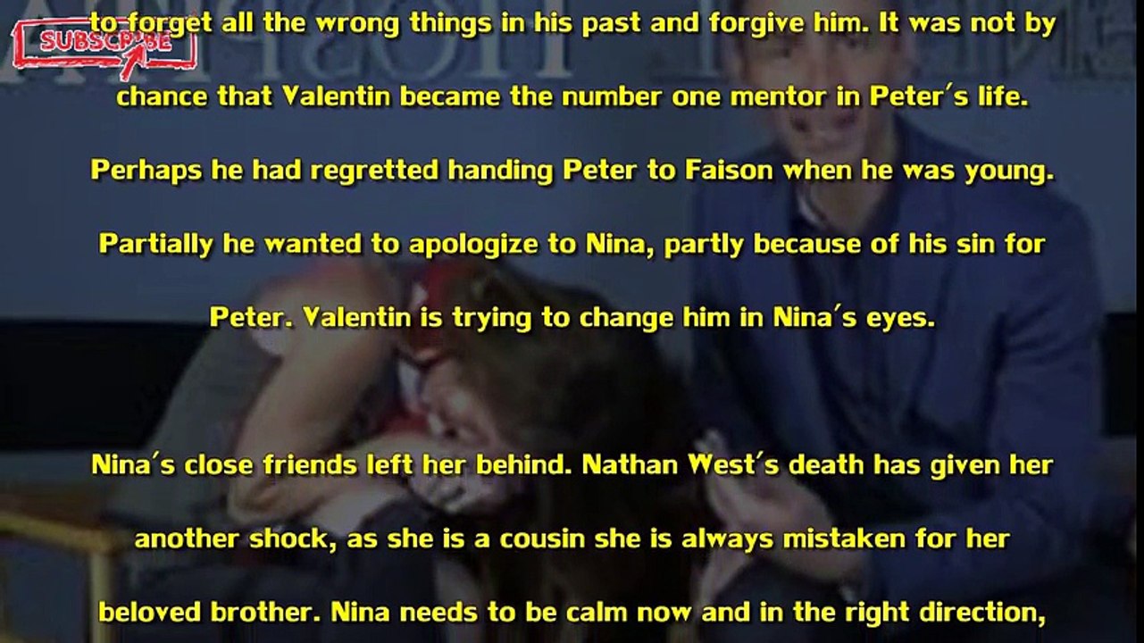 Valentin did everything Nina forgave for his mistake in the past General Hospital Spoilers