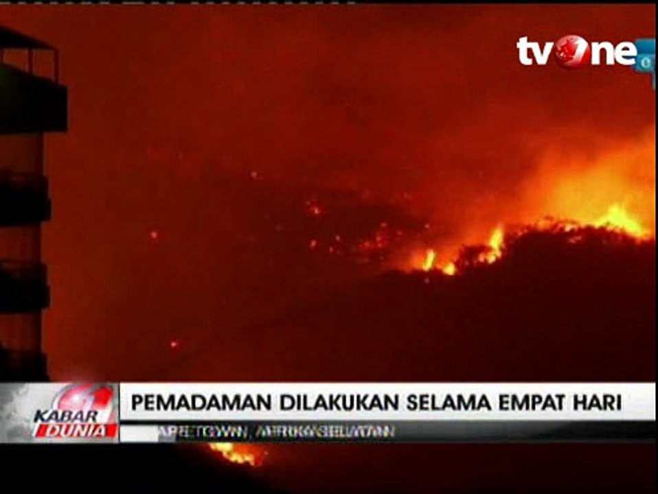 Kebakaran Hutan di Cape Town Berhasil Dipadamkan