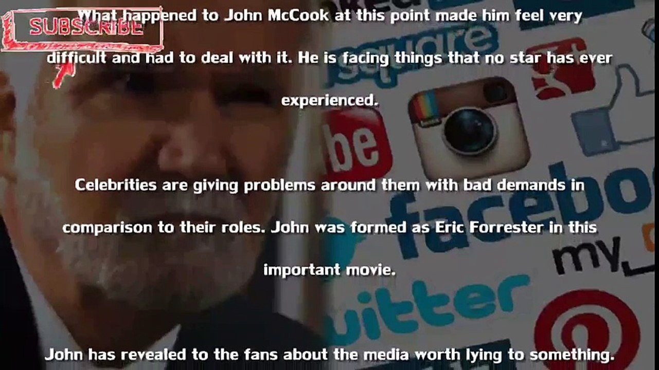 John McCook is angry at social networking jokes The Bold and The Beautiful News