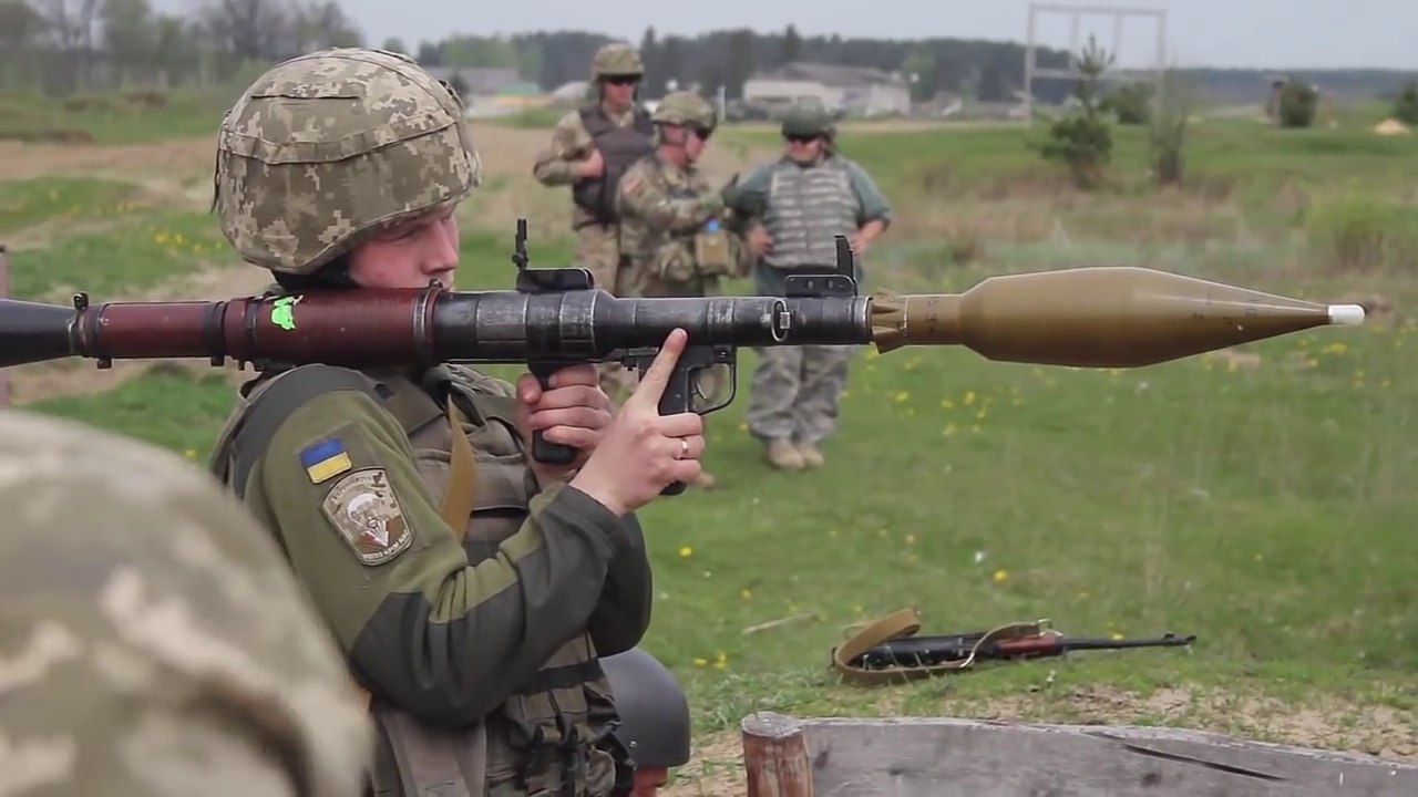 Ukranian Army Gets Some RPG Trigger Time