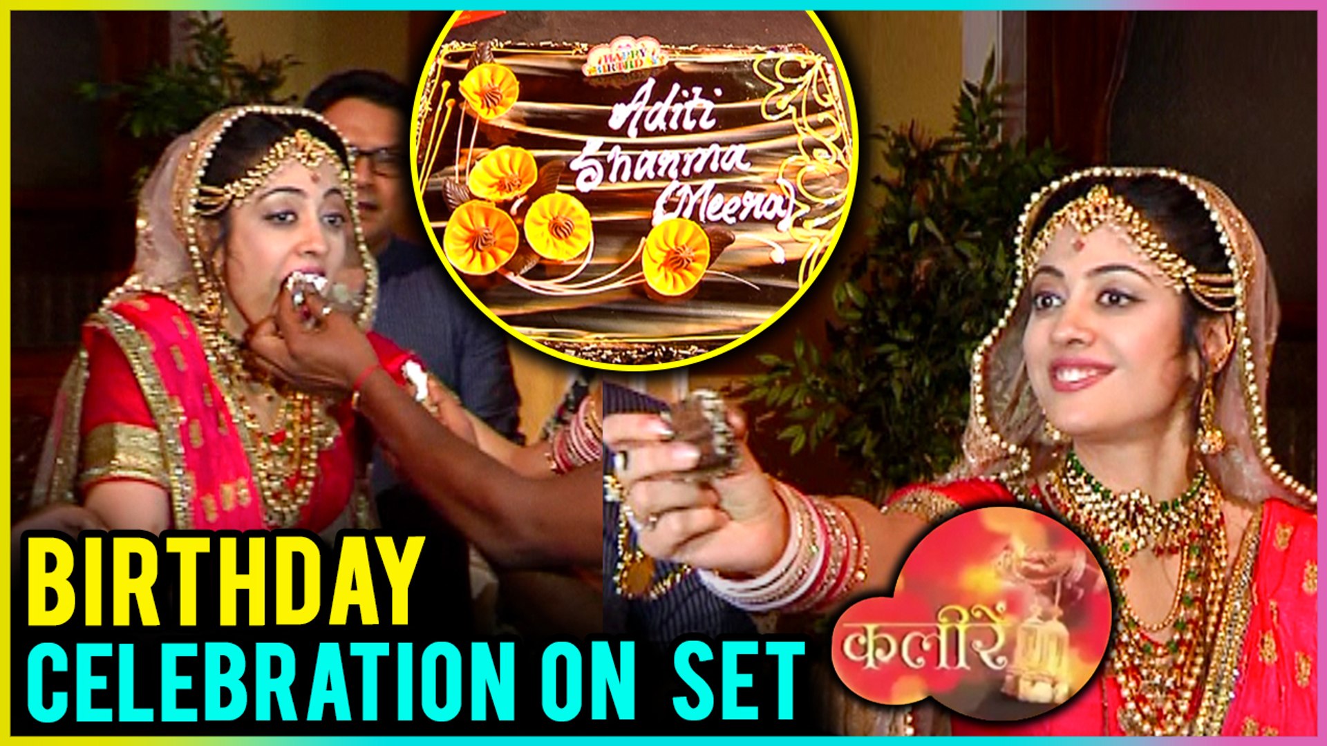 Aditi Sharma Aka Meera Of Kaleerein Celebrates Birthday On Set Video Dailymotion