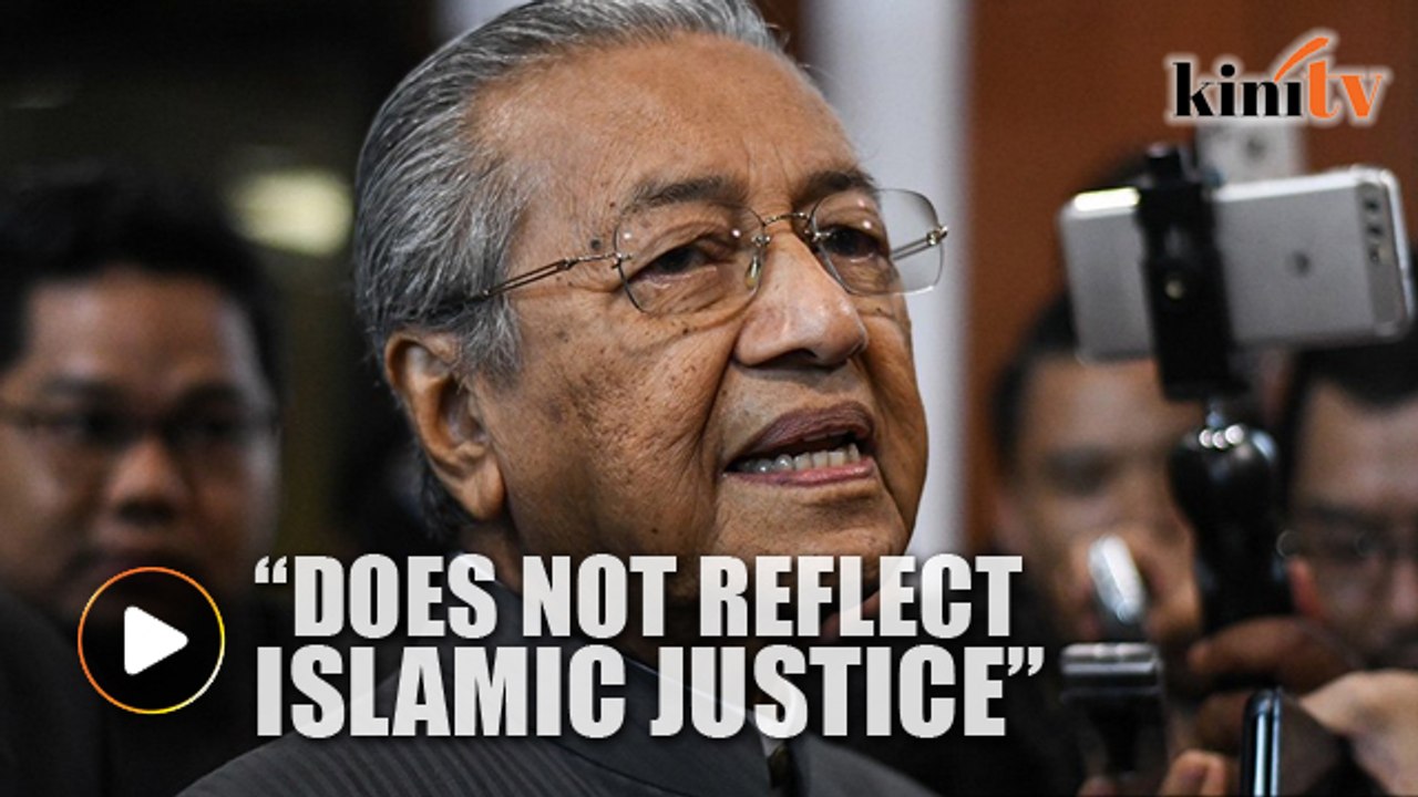 Dr Mahathir: Caning of same-sex couple 'not Islamic justice'