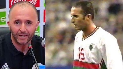 جمال بلماضي يرد بذكاء على اعلامي احرجه على المباشر بسبب رمي قميص المنتخب في 2001