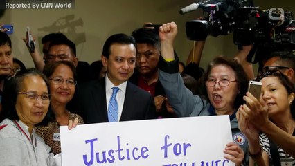 Philippines Senator Hides In Senate Building After President Calls For His Arrest