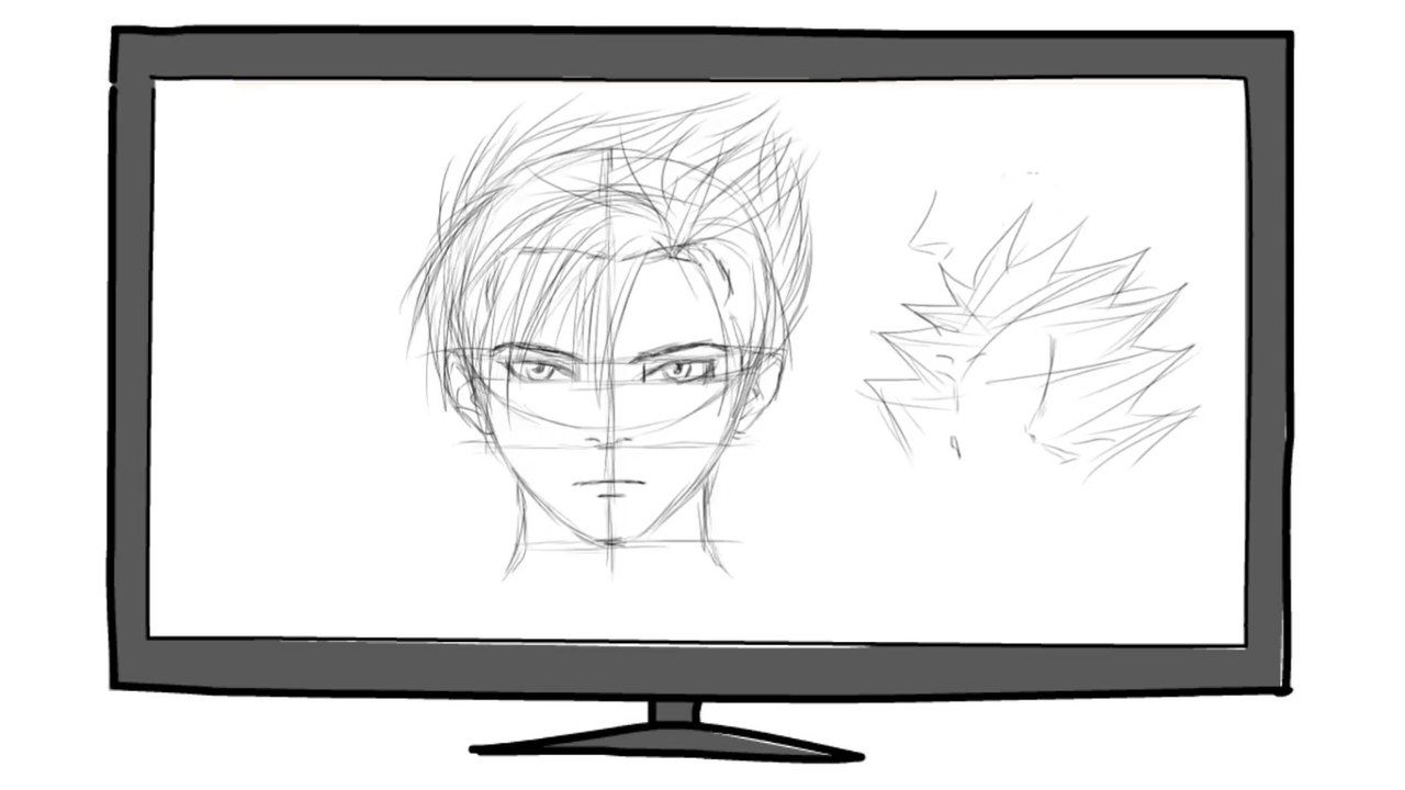 Tutorial Como desenhar face do seu personagem de desenho