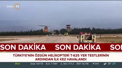 Yerli helikopter T625 bugün havalandı