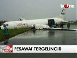 Pesawat Deraya Air Tergelincir di Wamena