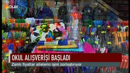 Okul alışverişi başladı