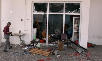 Petrol istasyonunda patlama