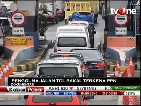 Tarif Tol Naik 10% Mulai 1 April 2015