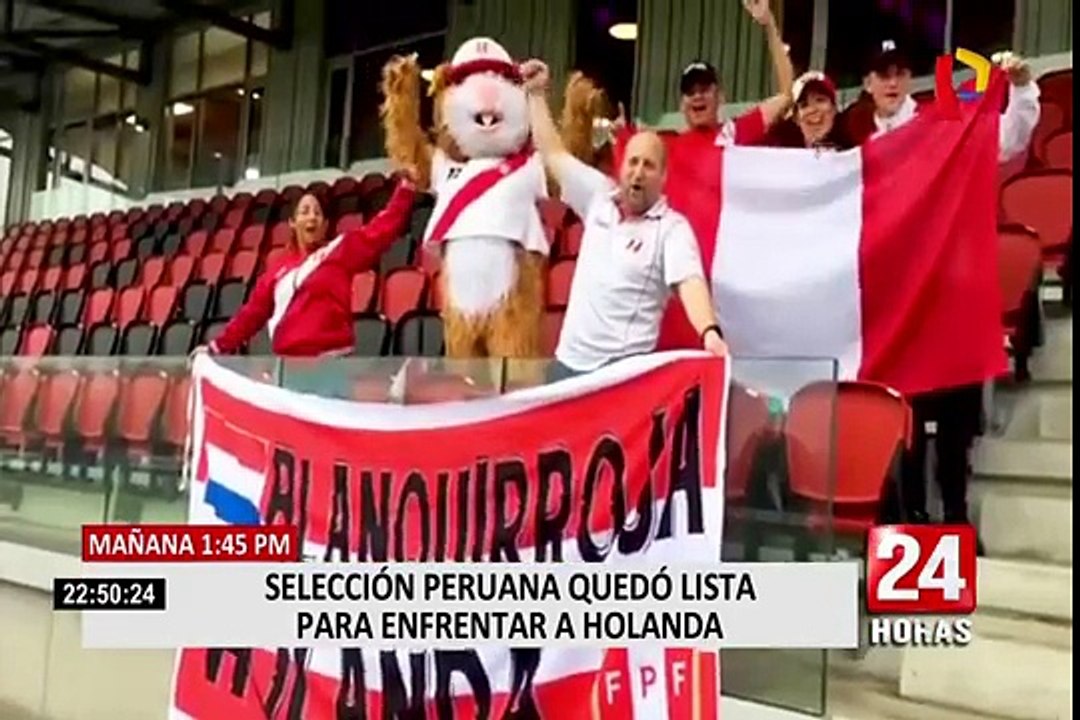Selección Peruana quedó lista para amistoso con Holanda