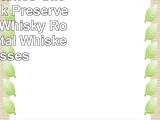 Whiskey Stones Gift Set by Cask Preserve  8 Granite Whisky Rocks  2 Crystal Whiskey