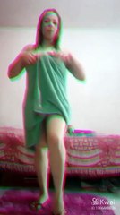 Amazing cloth wearing after bath