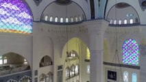Çamlıca Camii İnşaatında Son Durum Havadan Görüntülendi