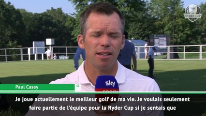 Ryder Cup - Casey : "Je joue le meilleur golf de ma vie"