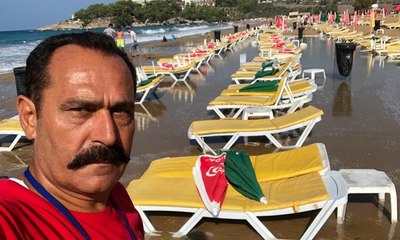 Sabah plaja geldiğinde gözlerine inanamadı