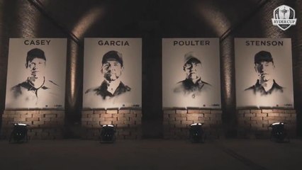 Ryder Cup - Le graffiti en l'honneur de la Team Europe