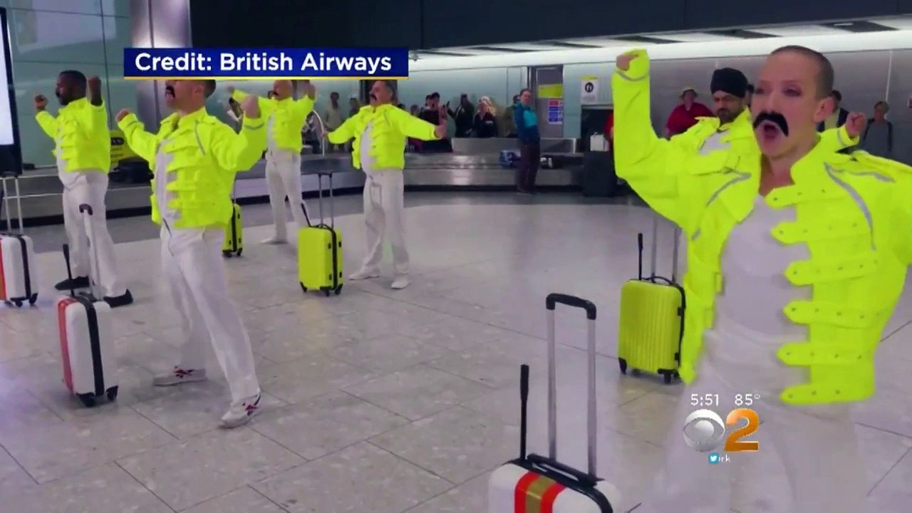 Airport pays tribute to Freddie Mercury